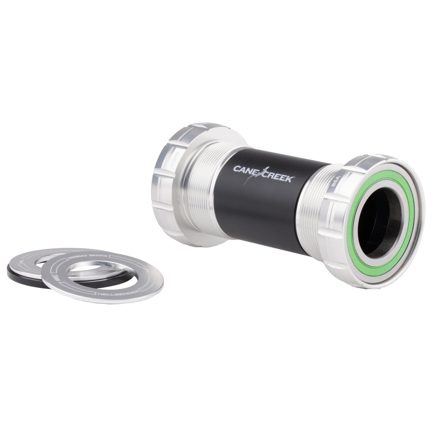 Hellbender 70 BSA BB 24mm 68/73mm Silver - Bicycle Warehouse