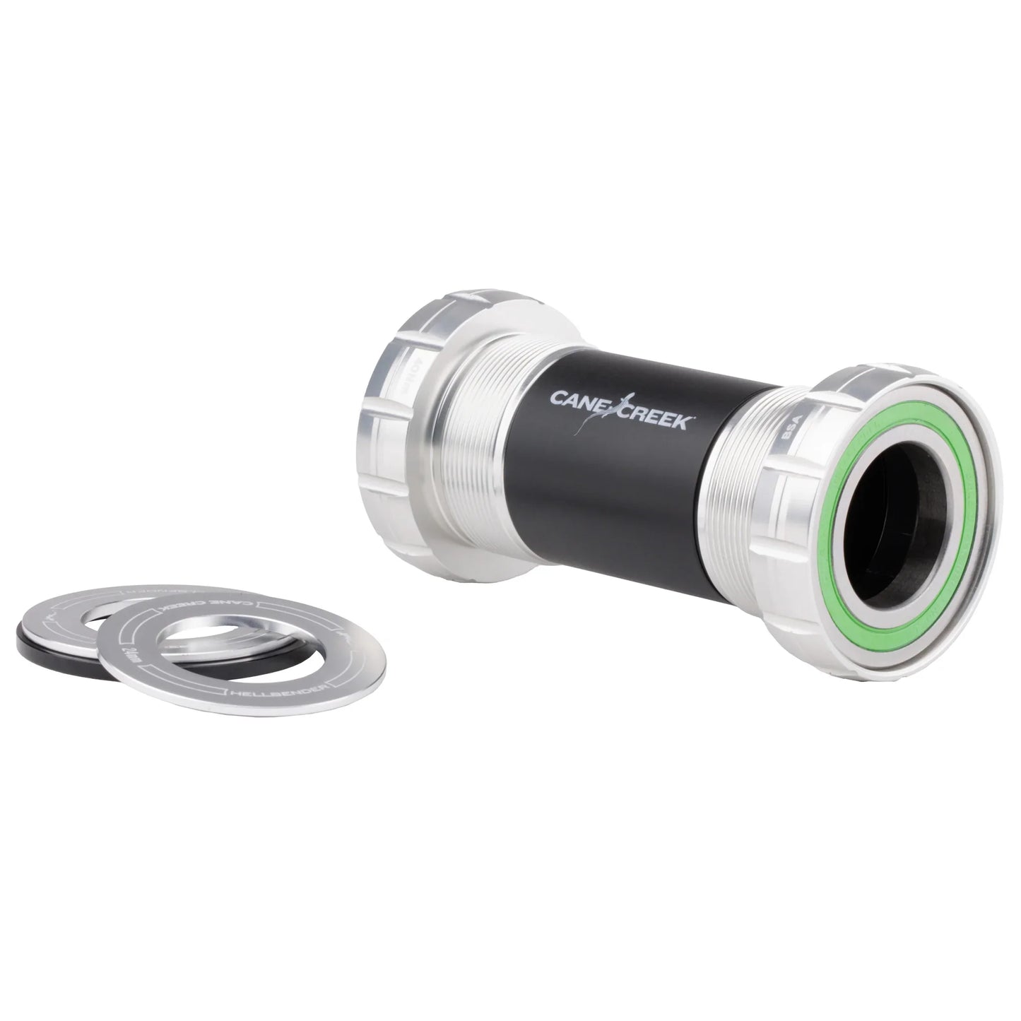 Hellbender 70 BSA BB 24mm 68/73mm Silver - Bicycle Warehouse