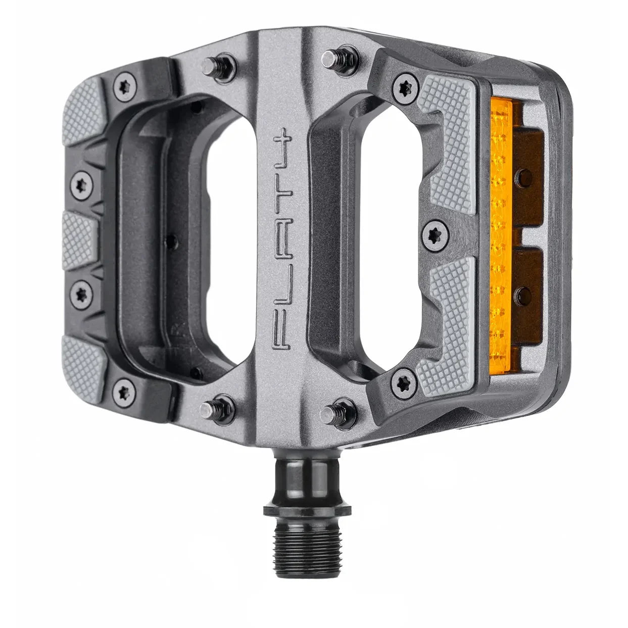Flat 4 Pedals Gray - Bicycle Warehouse