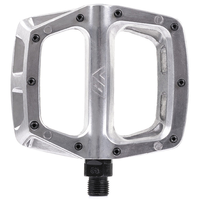 V-8 Classic DU Pedals 9/16" - Silver - Bicycle Warehouse