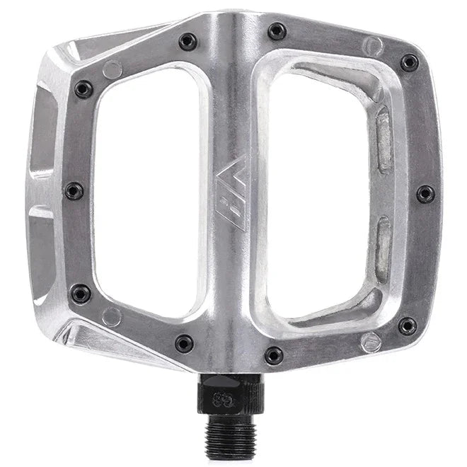 V-8 Classic DU Pedals 9/16" - Silver - Bicycle Warehouse