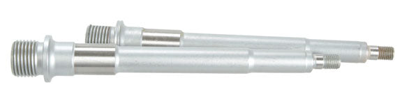 Vault Silver CrMo Pedal Spindle Kit 9/16" - Bicycle Warehouse