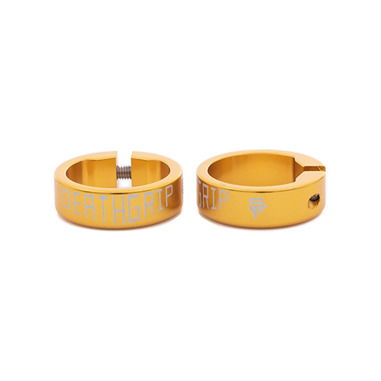 Brendog DeathGrip Clamps Gold - Bicycle Warehouse