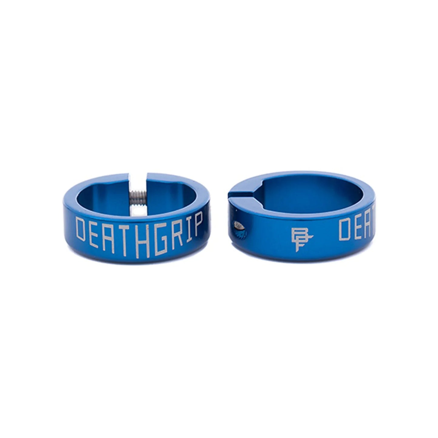 Brendog DeathGrip Clamps Blue - Bicycle Warehouse