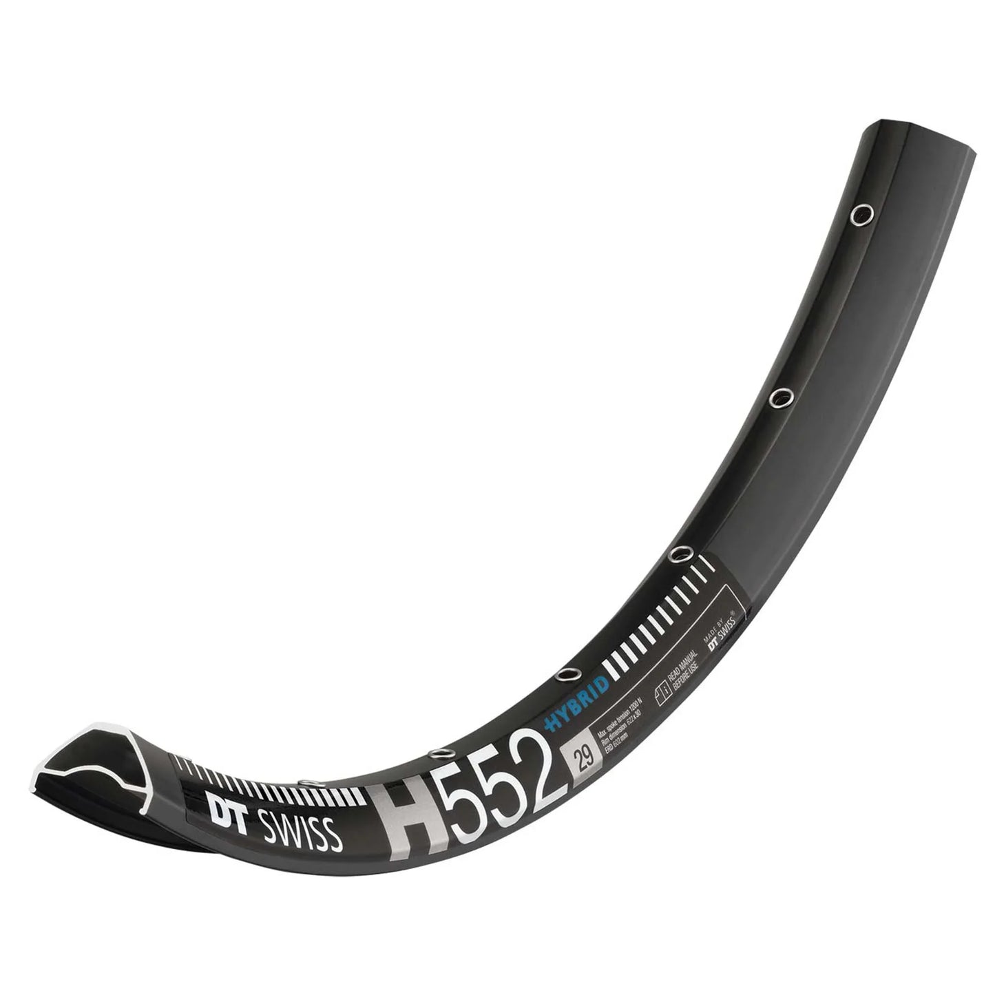 H 552 Tubeless Ready 29" Disc Rim 32h Black - Bicycle Warehouse