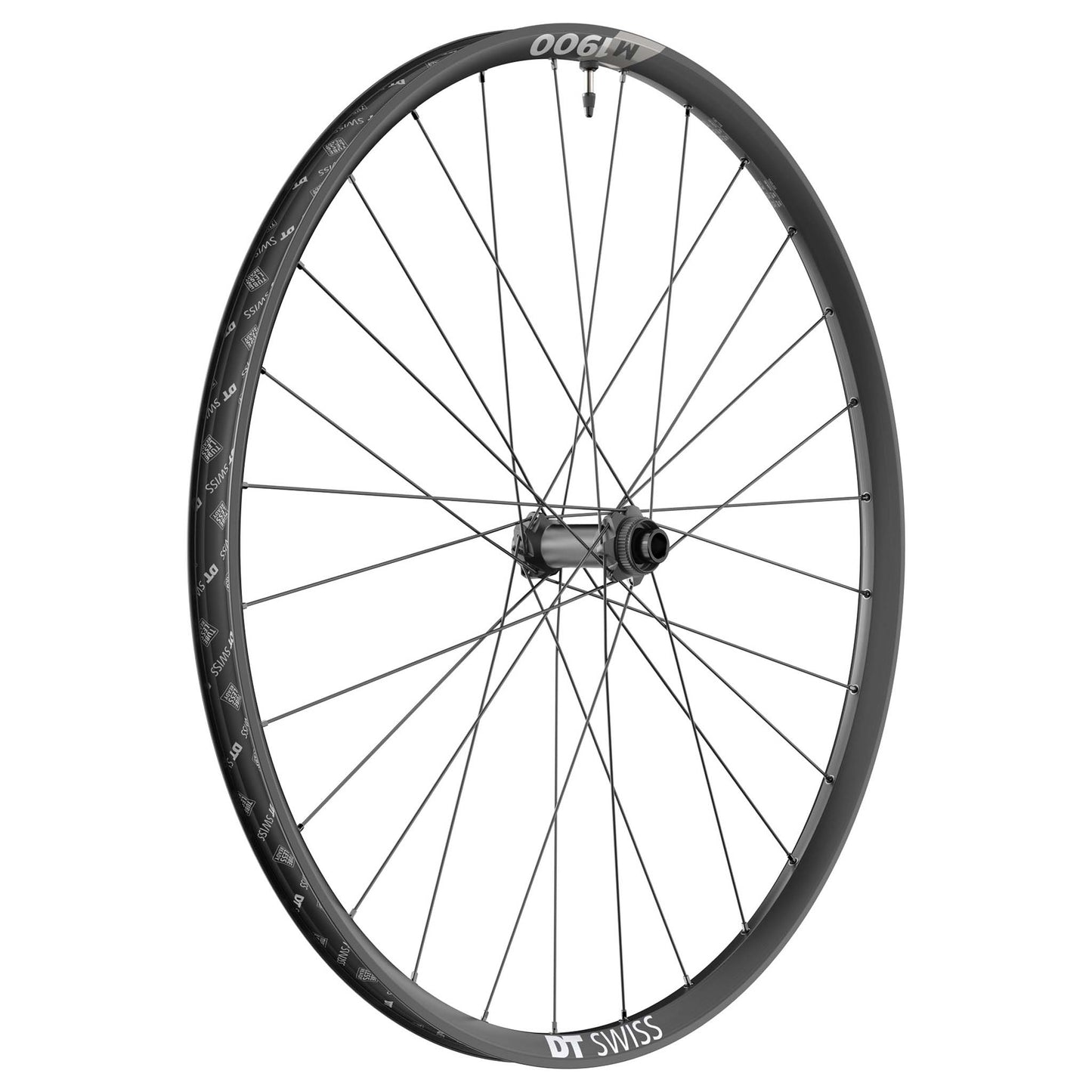M 1900 Spline 30 Front Wheel - 27.5" 15 x 110mm Center-Lock Black - Bicycle Warehouse