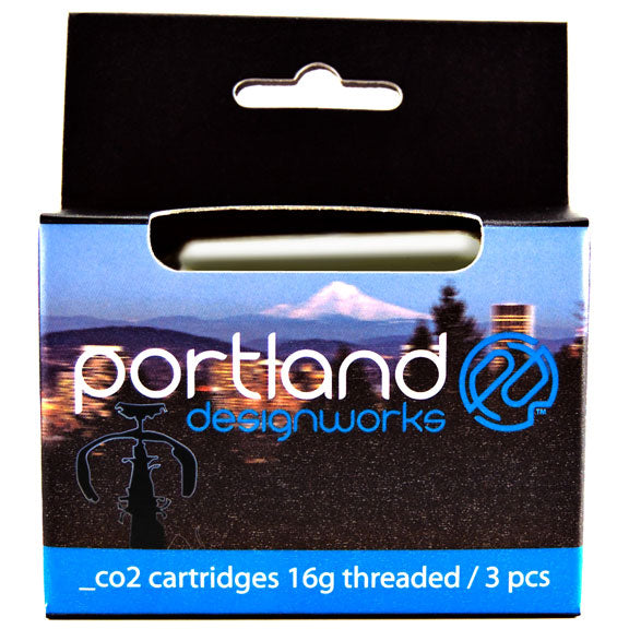 CO2 Cartridge 16g Threaded 3/Count - Bicycle Warehouse