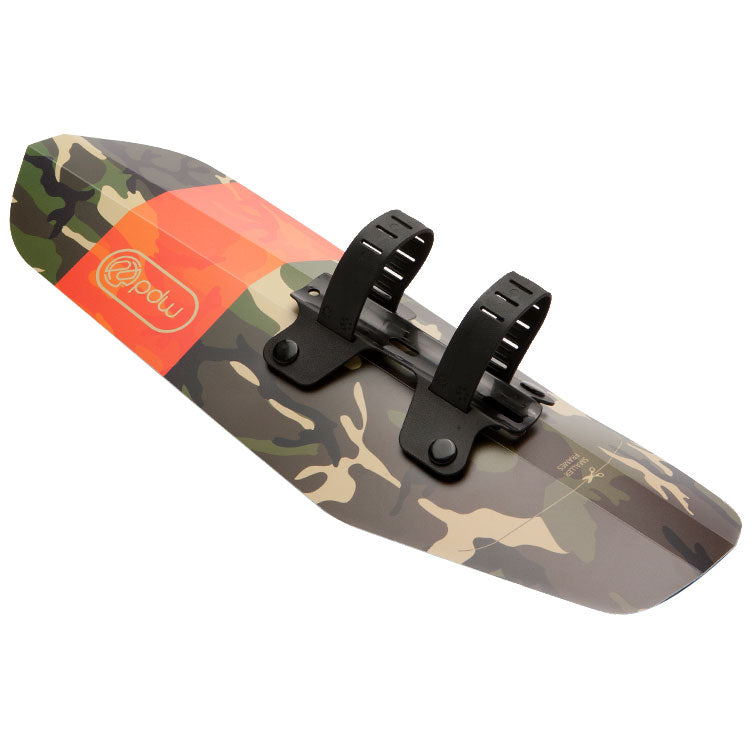 Mud Shovel 6.5 Front Fender Camo - Downtube - Bicycle Warehouse
