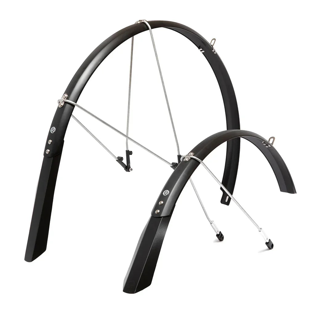 PDW Poncho Fenders - 700 x 45mm Recycled PC - Bicycle Warehouse