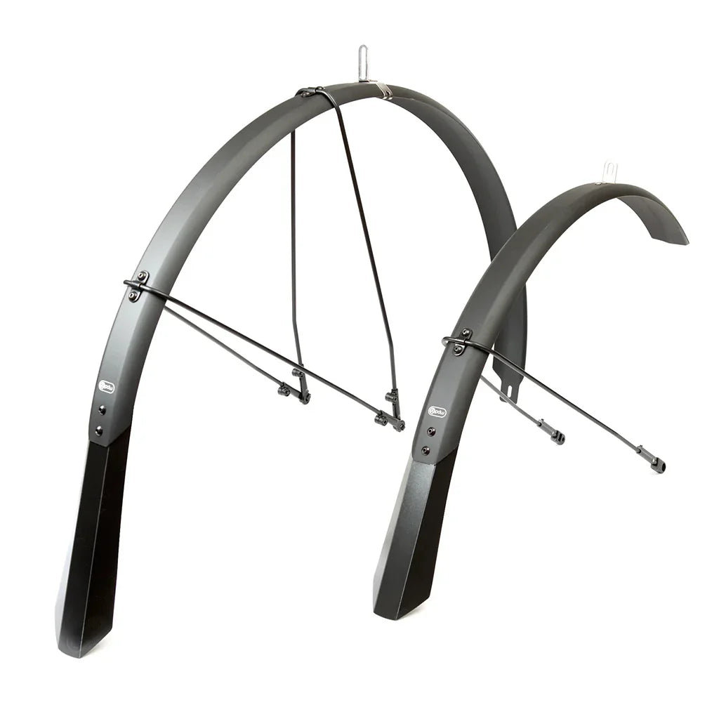 Full Metal Fenders 700c Black - 55mm - Bicycle Warehouse