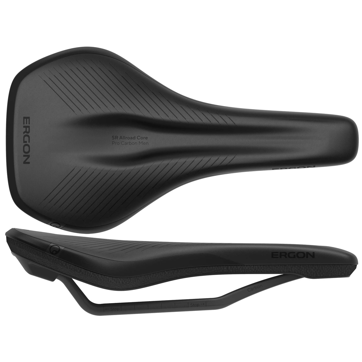 SR Allroad Core Pro Carbon Saddle - M/L Stealth - Bicycle Warehouse