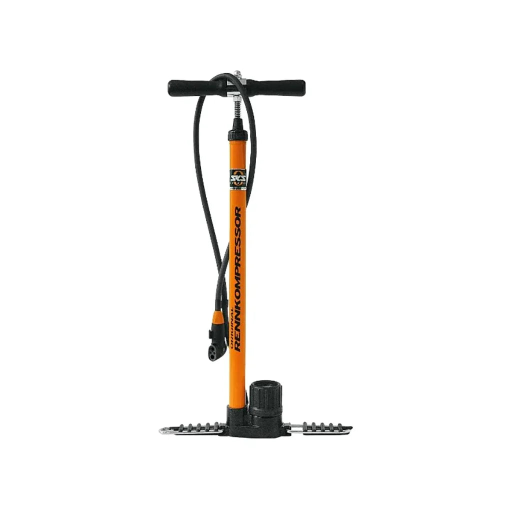 Rennkompressor Floor Pump - Orange - Bicycle Warehouse