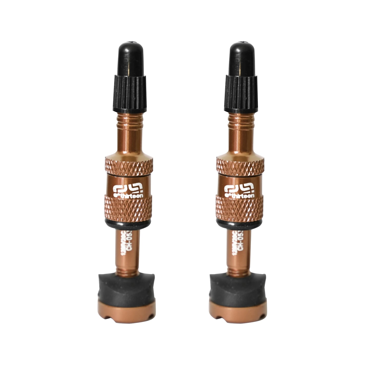 Quick Fill Tire Plasma Valves(23-30mm Rim) Pair - Brz - Bicycle Warehouse