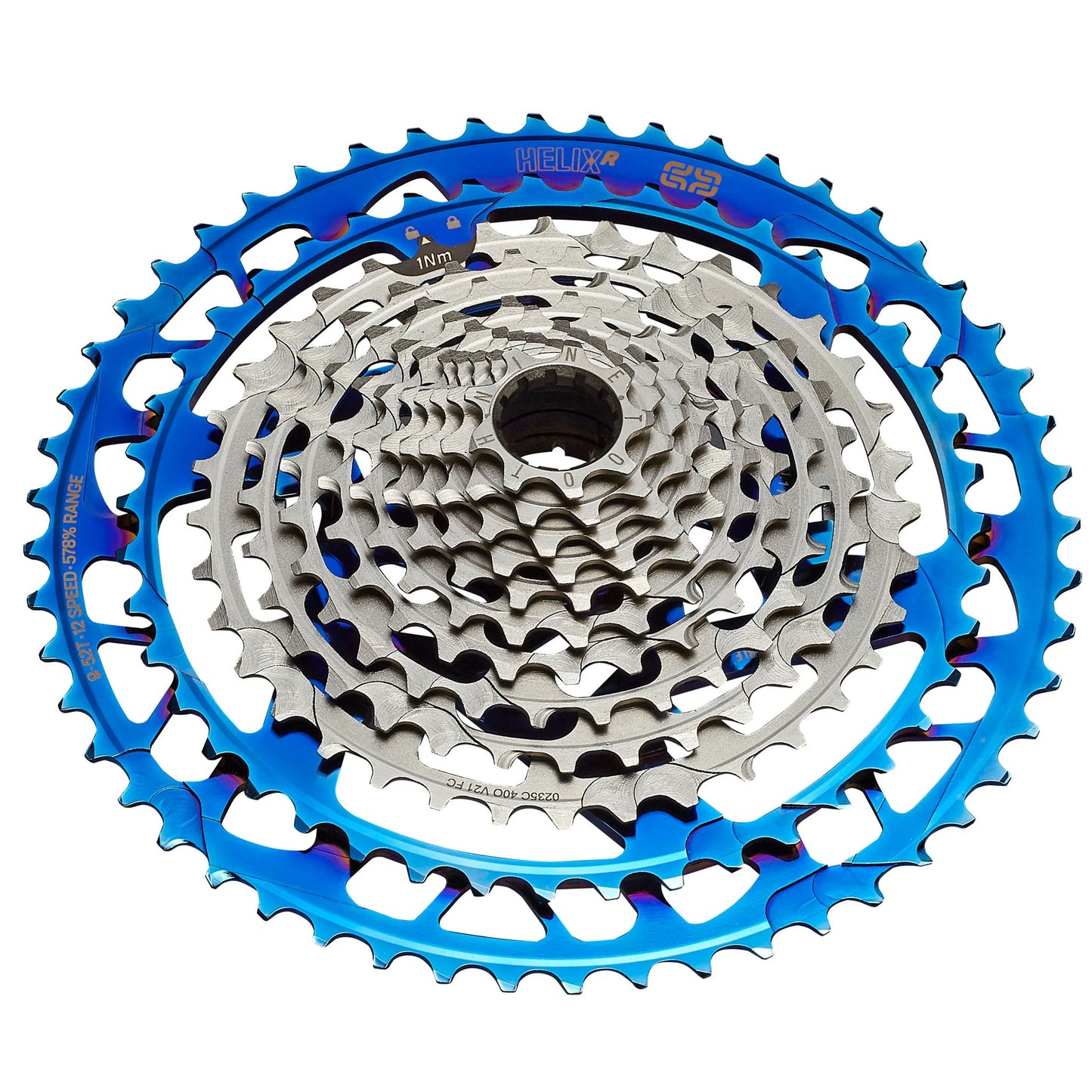 e*thirteen Helix Race Cassette - 12-Speed 9-52t Intergalactic - Bicycle Warehouse