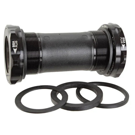 e*thirteen BSA Threaded Bottom Bracket - 68/73mm For 30mm Spindle Black - Bicycle Warehouse