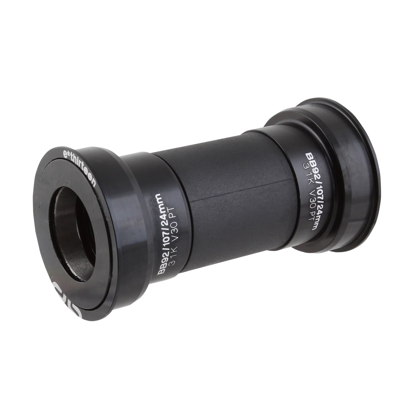 e*thirteen BB92 Press Fit Bottom Bracket - 68/73/83mm For all e*thirteen Base Cranks 24mm Spindle BLK - Bicycle Warehouse