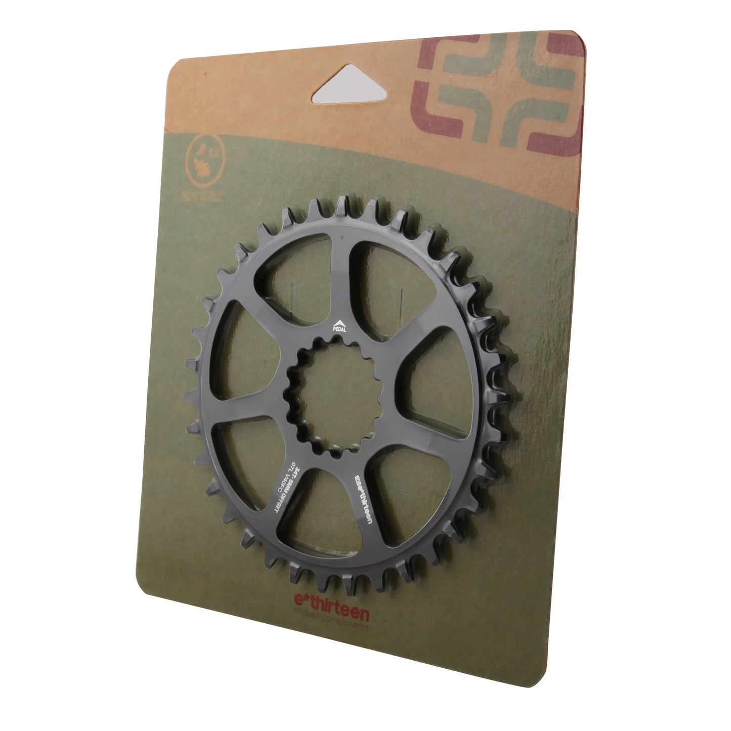 e*thirteen UL Ultralight Direct Mount Guidering Boost Chainlines - 34t 10/11/12-Speed XCX Compatible BLK - Bicycle Warehouse