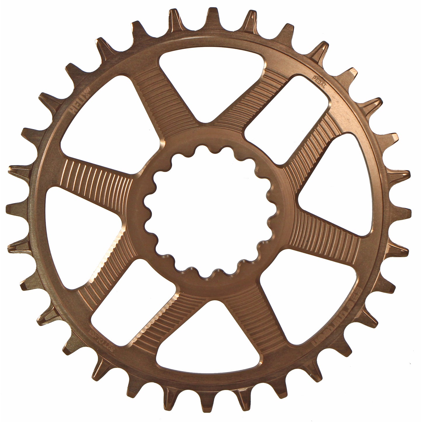 Helix R Guidering (52/55 Flip Flop) 30t - Bronze - Bicycle Warehouse