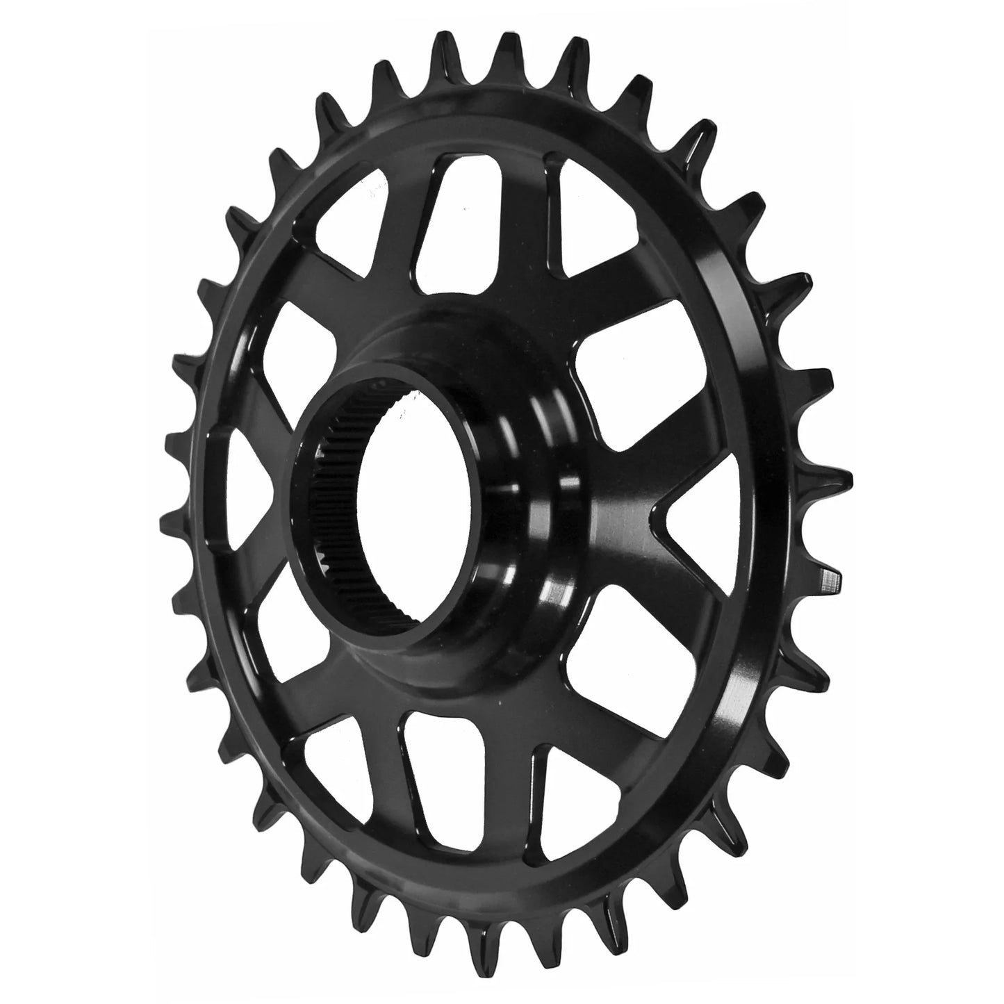e*thirteen Helix Race e*spec Chainring - Fazua Ride 60 Direct Mount 18mm Offset 32T 11/12 Speed BLK - Bicycle Warehouse