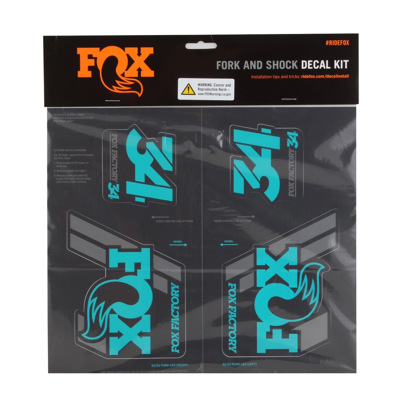 Heritage Decal Kit Turquoise - Bicycle Warehouse
