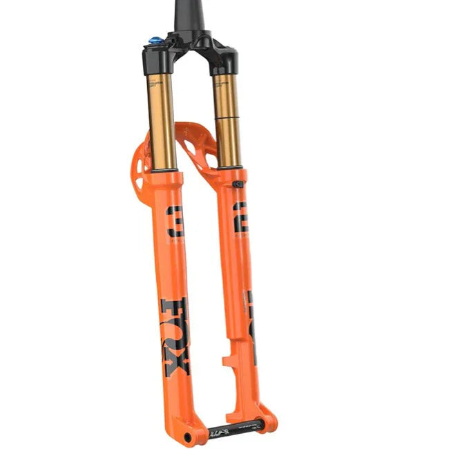 FOX 32 Step-Cast Factory Suspension Fork - 29" 100 mm 15 x 110 mm Kabolt SL 44mm Offset GRIP SL Damper Push-Lock Shiny Orange - Bicycle Warehouse