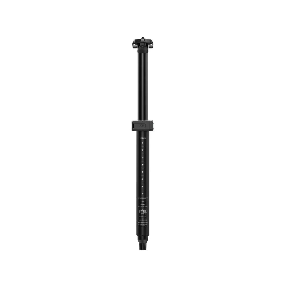FOX Transfer Factory Neo Wireless Dropper Seatpost - 30.9 mm 100 mm Internal Routing Kashima Coat - Bicycle Warehouse