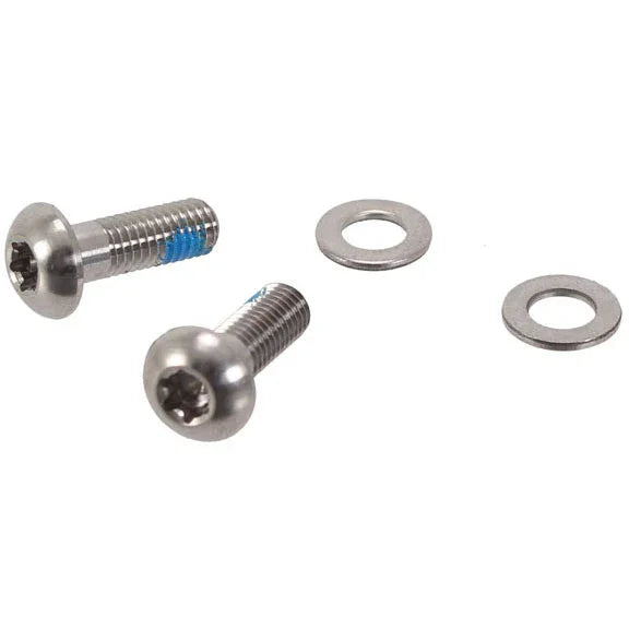 Flat Mount Frame Disc Caliper Bracket Bolts 15mm Titanium - Bicycle Warehouse