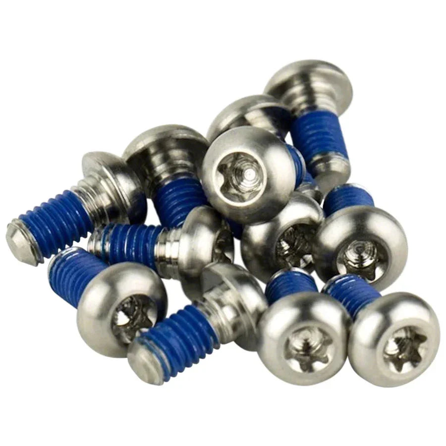 Titanium T25 Rotor Bolt Kit - Silver Set of 12 - Bicycle Warehouse