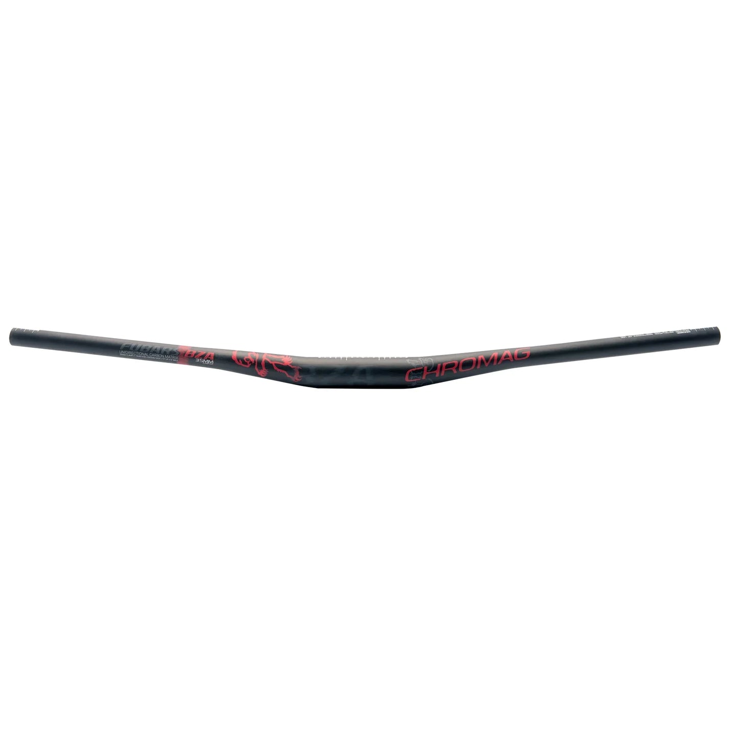 Fubars Cutlass Riser Bar (31.8) 35mm/800mm - Blk/Red - Bicycle Warehouse