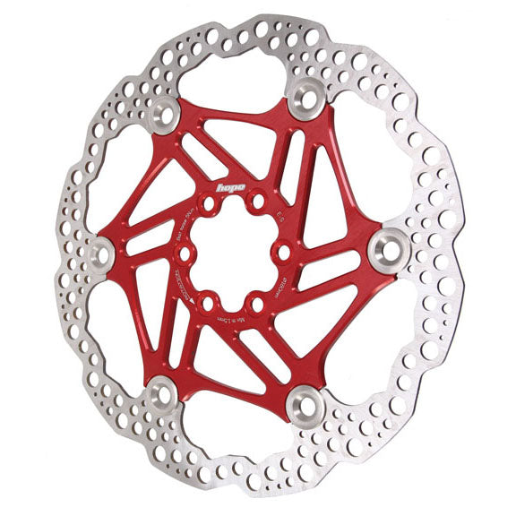 Floating Rotor Floating/Wave 140mm Red - Bicycle Warehouse