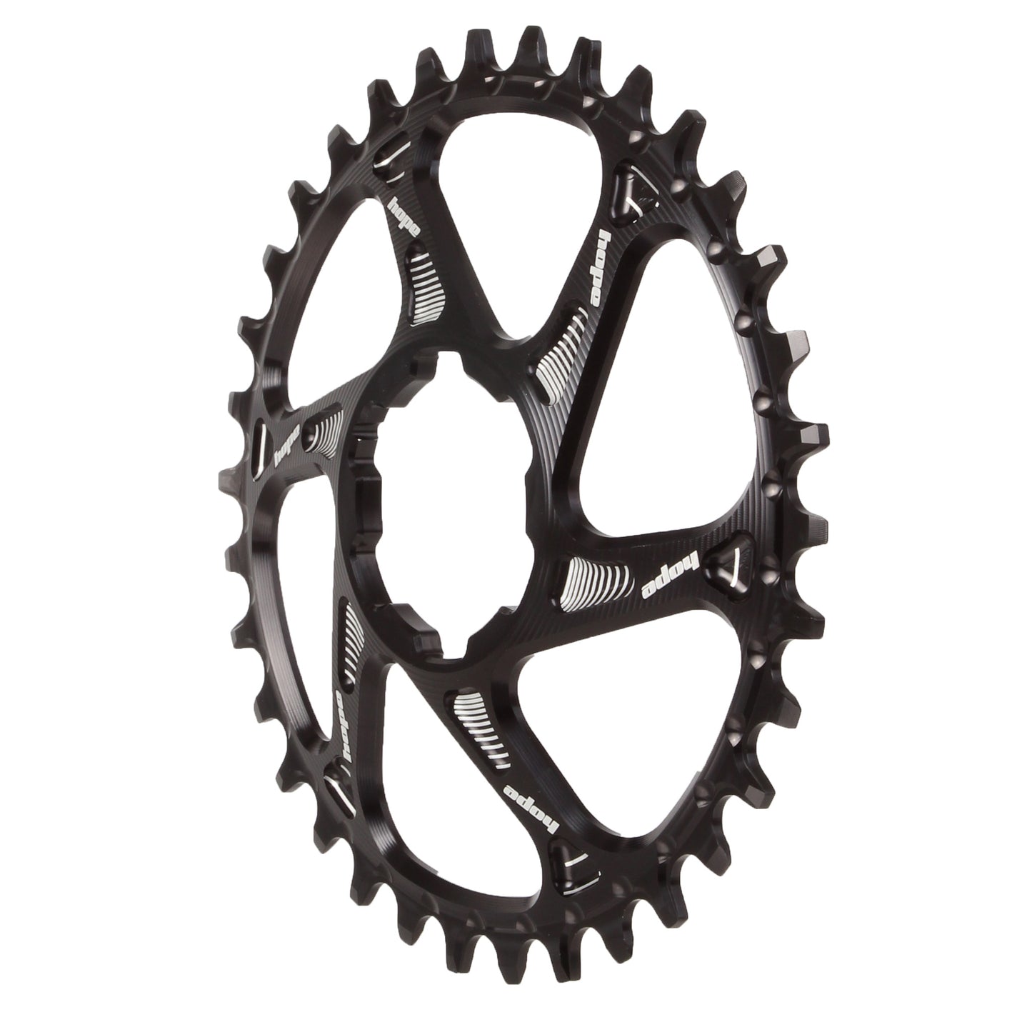Spiderless Retainer Chainring - 34t Direct Mount R22 Black - Bicycle Warehouse