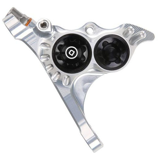 RX4+ Disc Brake Caliper - Front Flat Mount Direct +20mm Mineral Oil Type Silver - Bicycle Warehouse