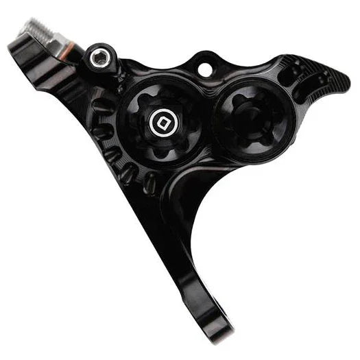 RX4+ Disc Brake Caliper - Flat Mount Front +20 DOT Black - Bicycle Warehouse