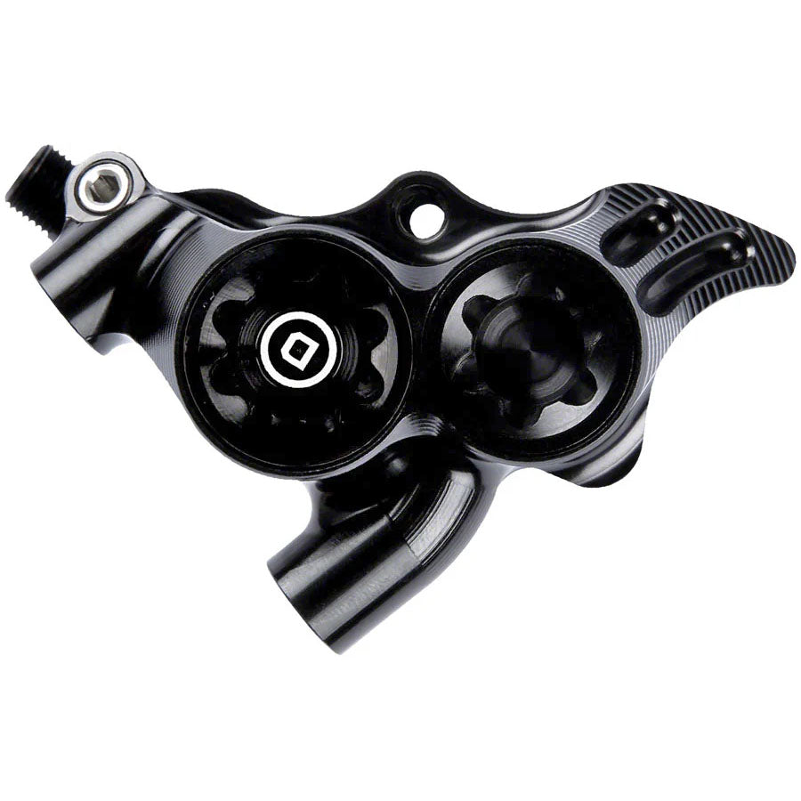 RX4+ Disc Brake Caliper - Flat Mount DOT Type Black - Bicycle Warehouse