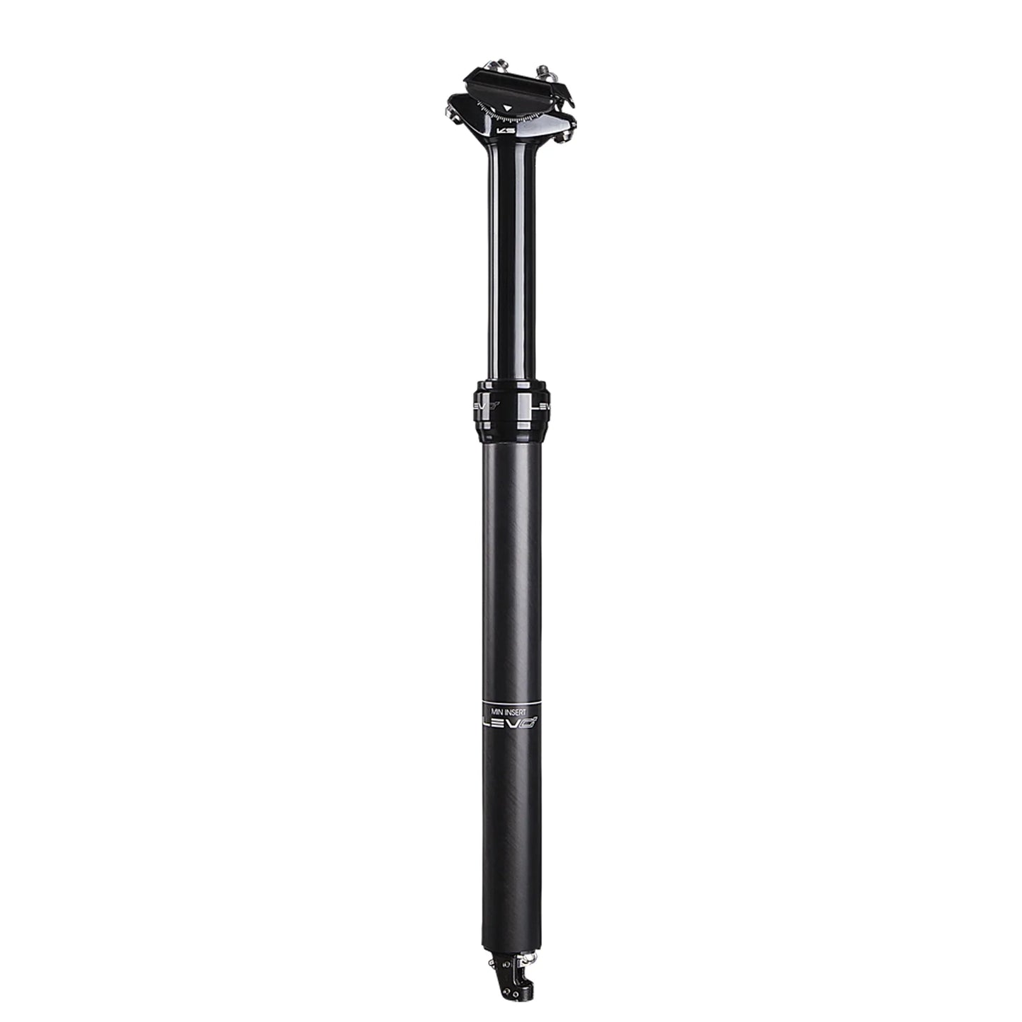 LEV Ci Carbon Dropper Seatpost - 27.2mm 65mm Black - Bicycle Warehouse