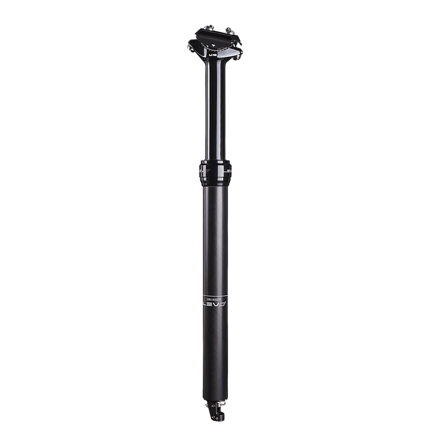 LEV Ci Carbon Dropper Seatpost - 27.2mm 65mm Black - Bicycle Warehouse