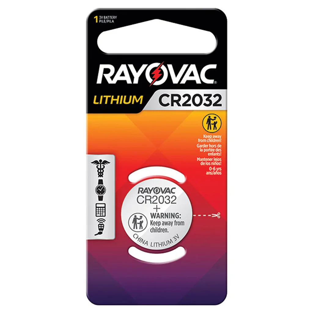 Rayovac CR2032 Battery Each - Bicycle Warehouse