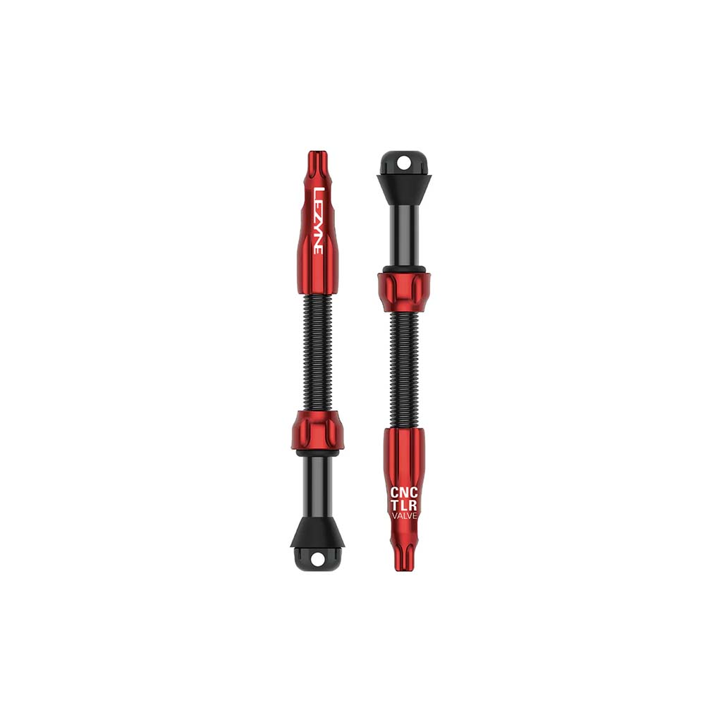 Lezyne CNC TLR Tubeless Valve Pro 60mm Pair - Bicycle Warehouse