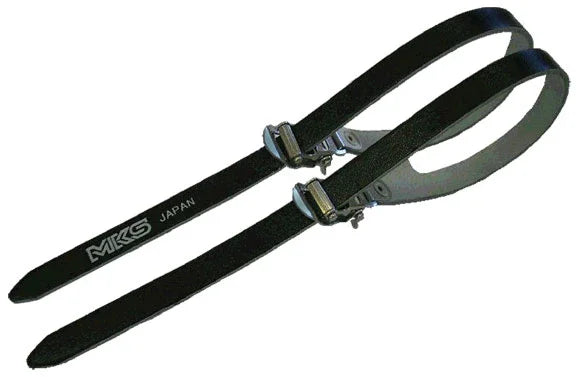 Fit Alpha Spirits Double Toe Straps Black - Pair - Bicycle Warehouse