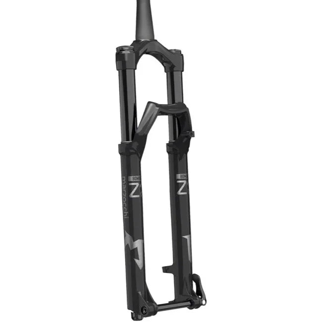 Marzocchi Bomber Z2 Suspension Fork - 29" 130 mm 15QR x 110 44mm Offset RAIL Sweep-Adjust Shiny BLK - Bicycle Warehouse