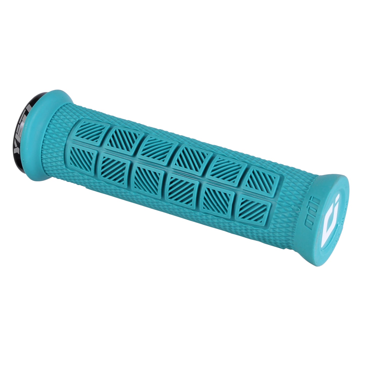 Elite Pro V2.1 Grips - Turquoise/Black Lock-On - Bicycle Warehouse