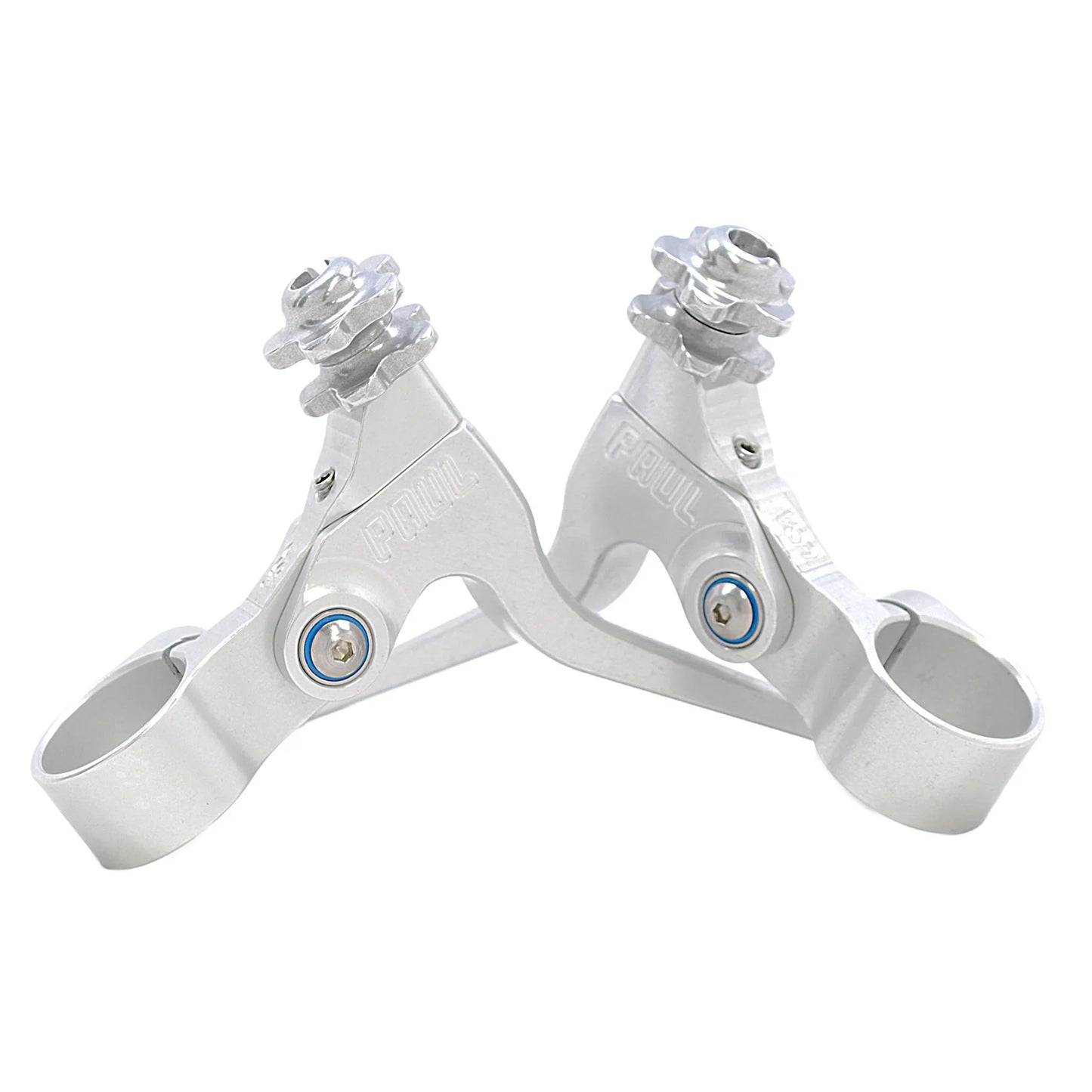 Paul Component Engineering Canti Lever Brake Levers Silver Pair - Bicycle Warehouse