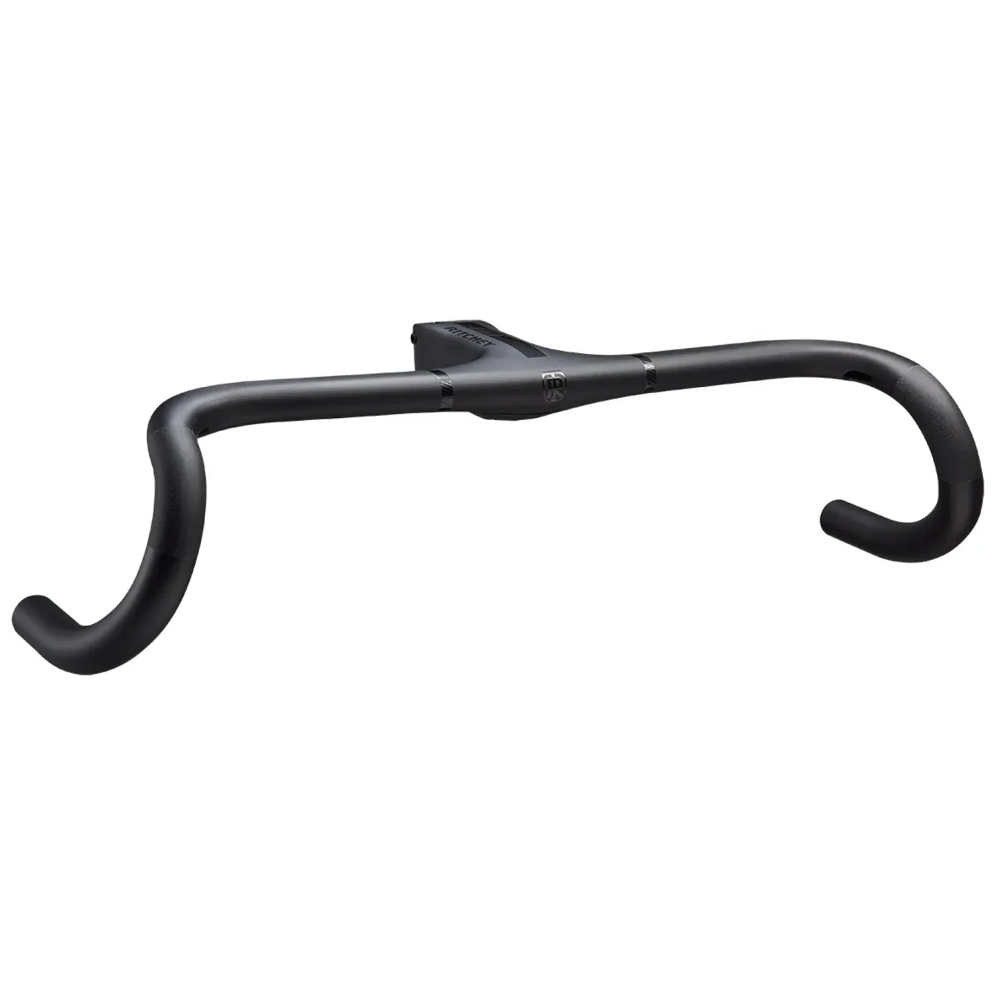 Superlogic Butano Ridge Drop Handlebar - Integrated Bar/Stem Carbon 42cm 100mm Matte Carbon - Bicycle Warehouse