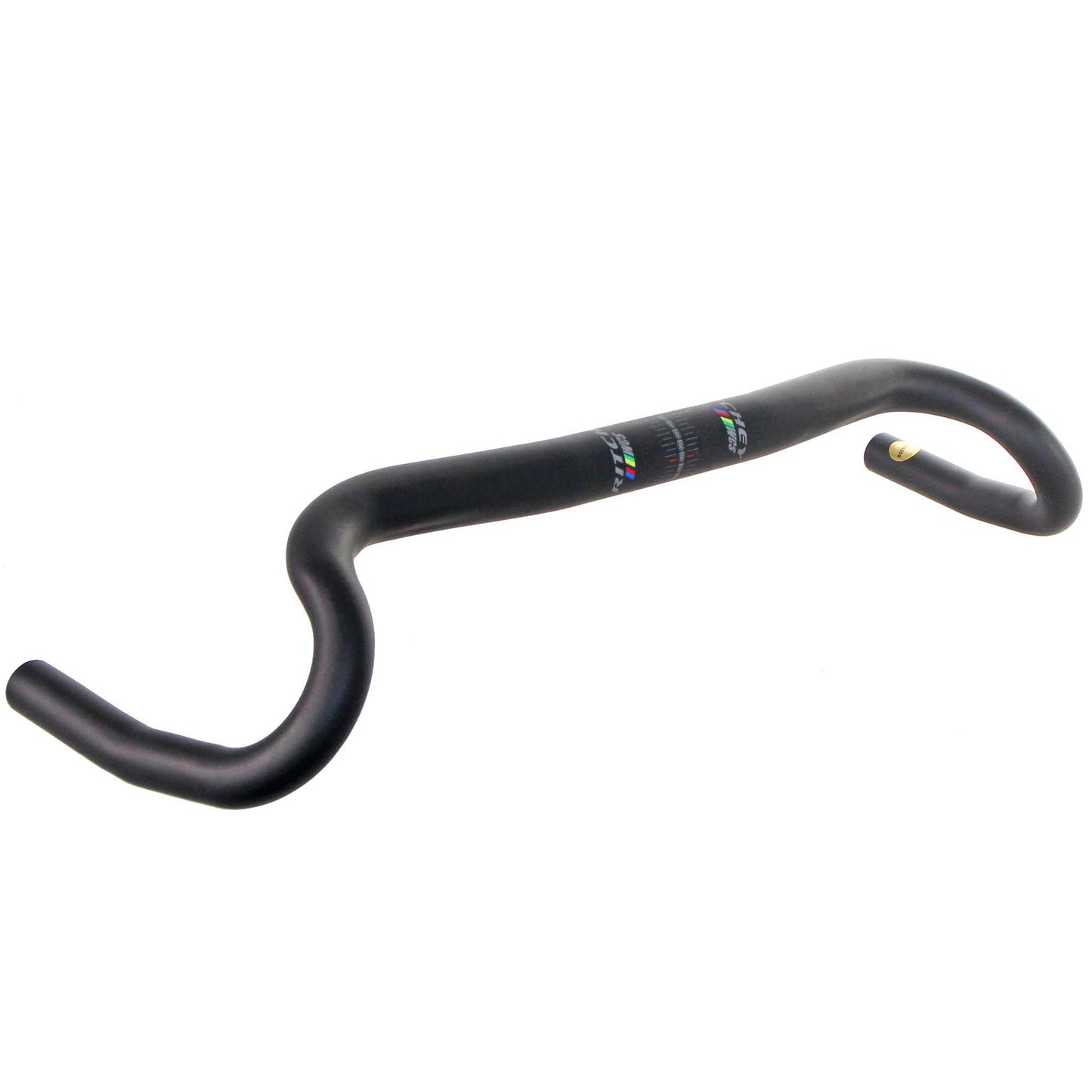 WCS Beacon Drop Handlebar - Aluminum 46cm 31.8mm Black - Bicycle Warehouse