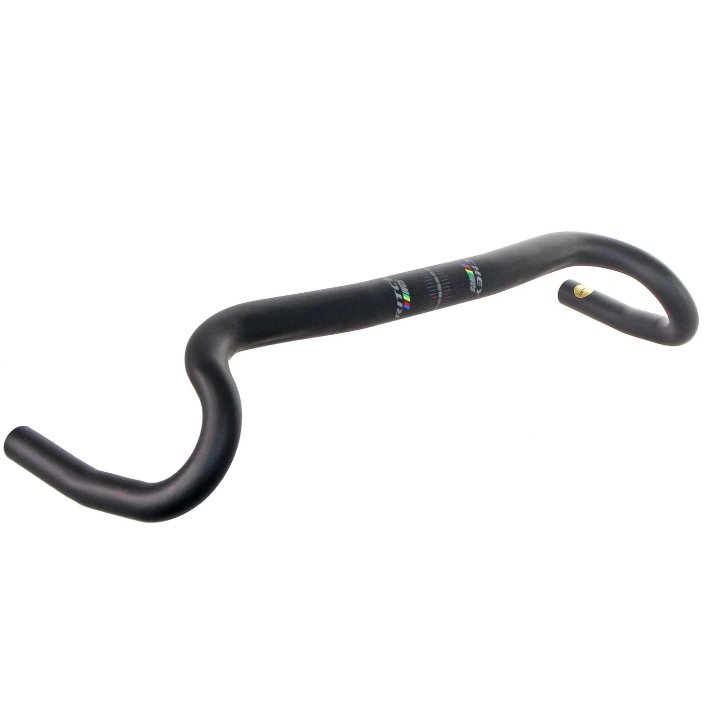 WCS Beacon Drop Handlebar - Aluminum 46cm 31.8mm Black - Bicycle Warehouse