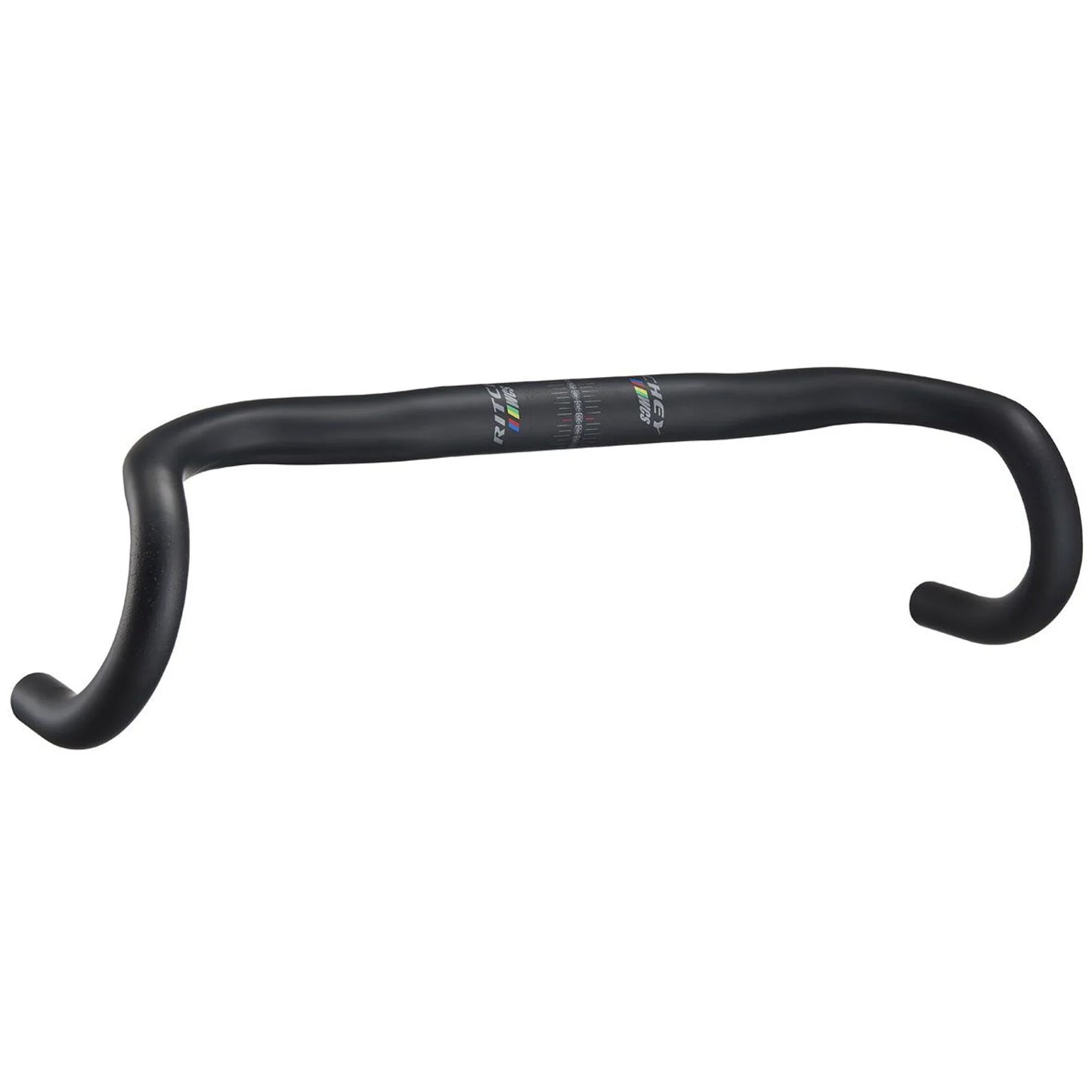 WCS Butano Drop Handlebar - Aluminum 40cm 31.8mm Black - Bicycle Warehouse
