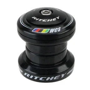 WCS Logic 1-1/8" Threadless Headset: EC34/28.6 EC34/30 Black - Bicycle Warehouse