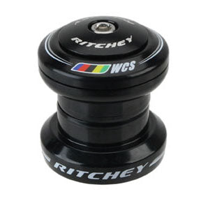 WCS Logic 1-1/8" Threadless Headset: EC34/28.6 EC34/30 Black - Bicycle Warehouse