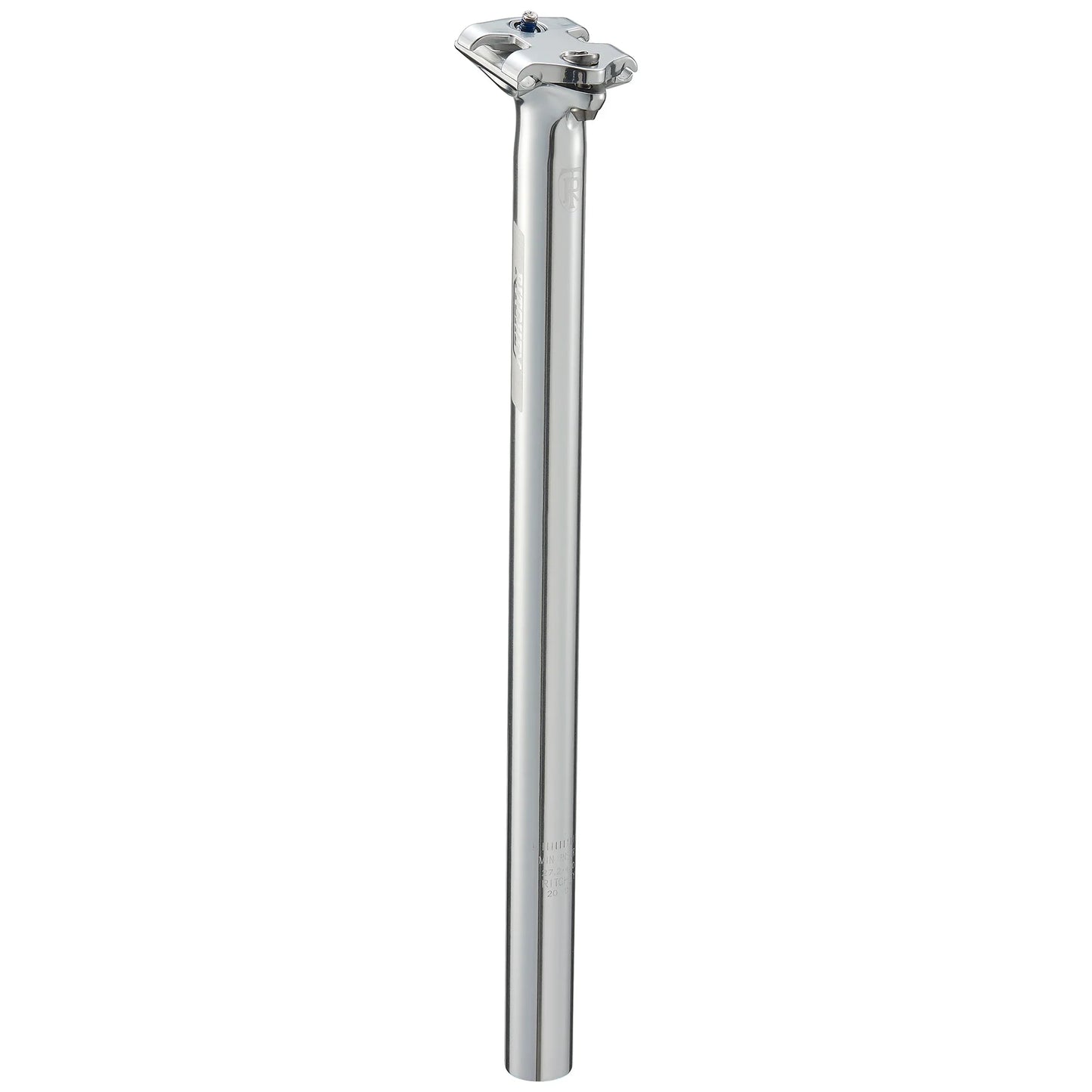 Classic Zero Seatpost - 27.2mm 350mm High Polish Silver - Bicycle Warehouse