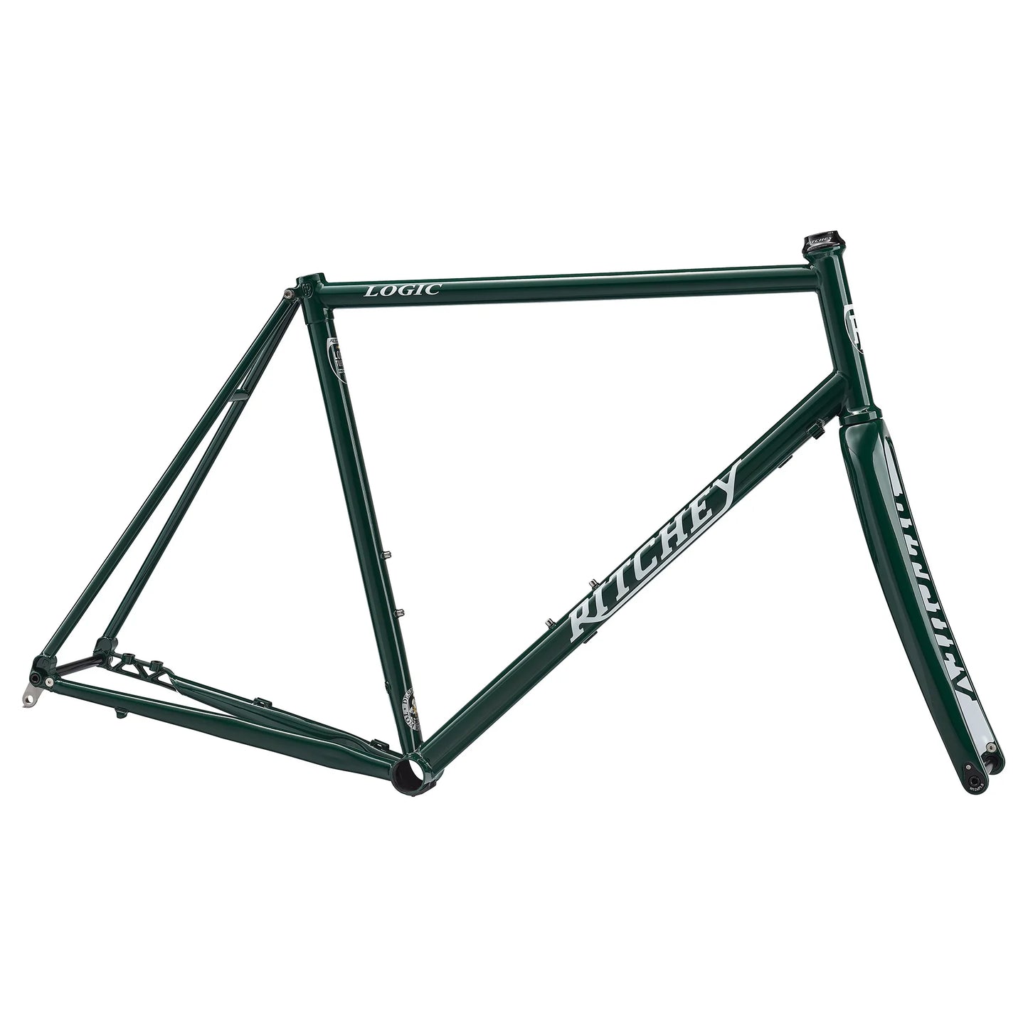 Road Logic Disc Frameset - 700c Steel Green 57cm - Bicycle Warehouse